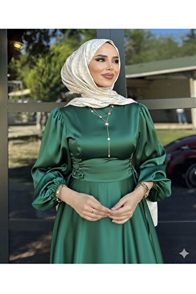 Dm Life Saten abiye çapraz bağlamalı abiye