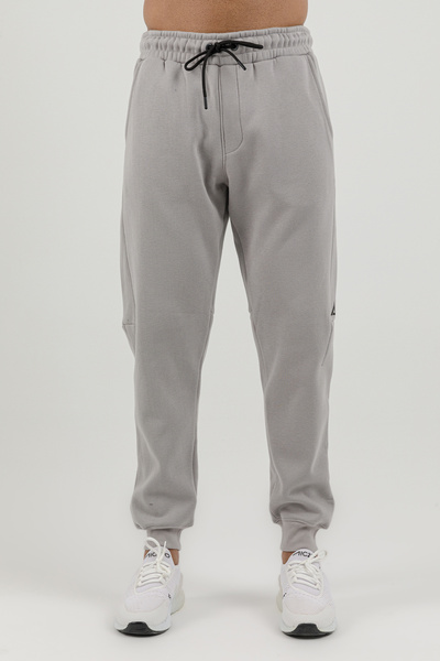 Airlife Fleece Men's Sweatpants with Wool Inside and Ribbed Cuffs, Gray