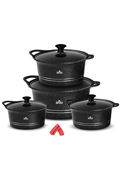 SONEX COOKWARES طقم أواني طهي من الجرانيت غير اللاصق من إيدن كينج، مصنوع من ا...