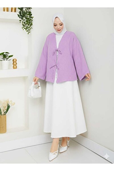 exxitcollection Women's Hijab Linen Front-Tie Modern Stylish Skirt with 2 Tie...