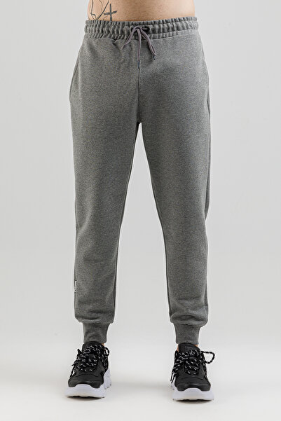 Airlife Sportswear Men's Lightweight Slim and Ribbed Cuffed Sweatpants Titanium