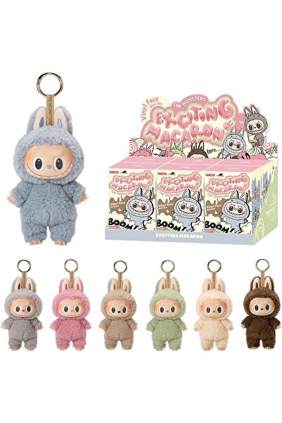 Brivoo® Breloc din plus Brivoo The Monsters Exciting Macaron, personaj surpriza