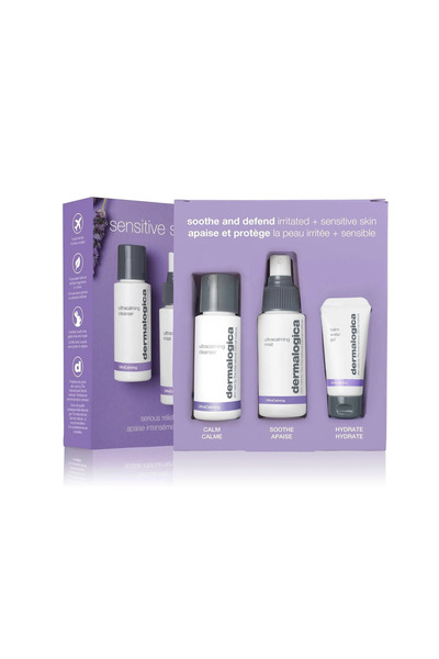 Dermalogica Sensitive Skin Rescue Kit Set Dermalogica: UltraCalming, Cleansin...