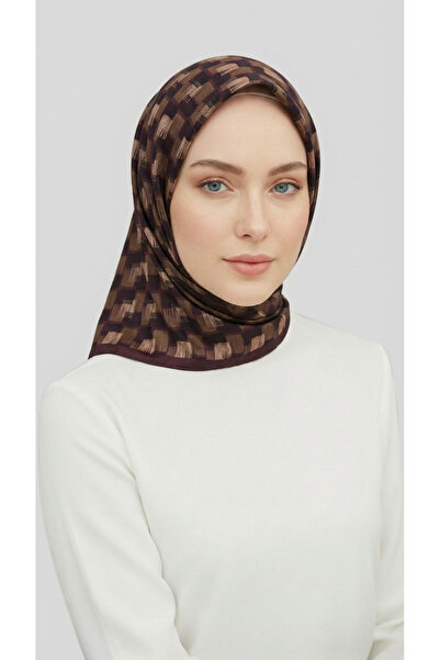 Karaca Eşarp Mozaic Pattern Rayon Scarf