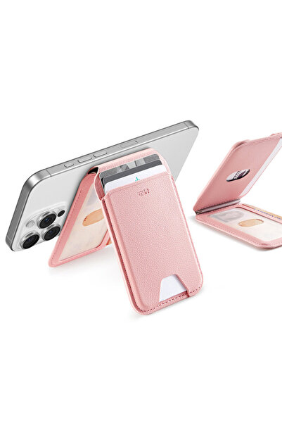 ESR MagSafe Wallet for Phone, HaloLock Desk Stand, Pink