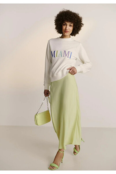 GUIDO MARIA KRETSCHMER Lime Green Midi Skirt Elisabetta –