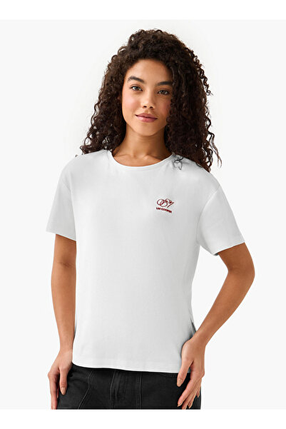 Lee Cooper Cotton T-shirt with Logo Print