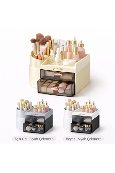 Hayveys Makyaj & Kozmetik Düzenleyici 2 Çekmeceli Çok Bölmeli Organizer