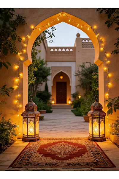 Pomefar Ramadan Decoration, 15m Warm White Fairy Lights, 150 LED String Light...