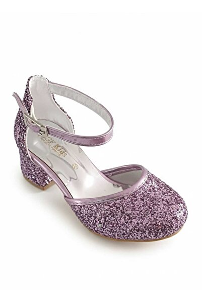 SGF KIDS MOR CAMKIRIĞI TOPUKLU ABİYE AYAKABI