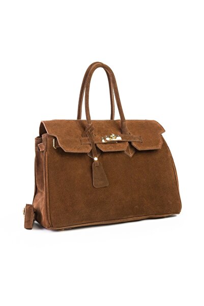 Posete Fagaras Claire Leather Purse - Suede - Cognac, Genuine Leather Office ...