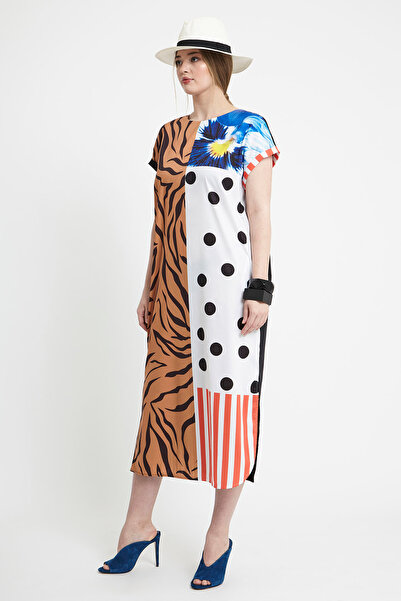 VERDA Polka Dot Patterned Dress