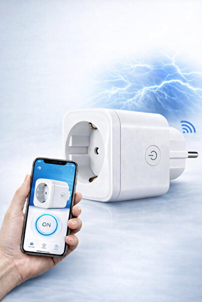 Ecuy 16A Current Protected Wifi Smart Socket Smartlife Compatible Android Ios...