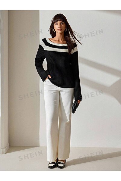 NORA TRİKO TRİKO KAZAK KARE YAKA