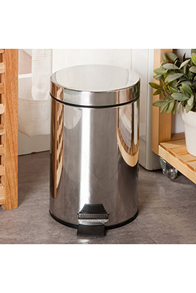 HTH Stainless Steel Foot Pedal Trash Can with Lid 3L