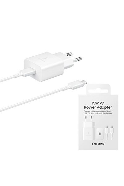 Samsung Type C Charger + Type-C Cable 15W, White