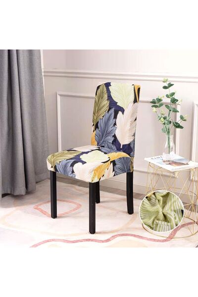 ANATOLIATEKSTILE Set of 6 Elastic Covers, High Back Chair, 90*140, Premium Ma...