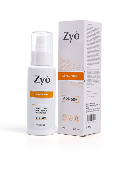 Zyo Leke Karşıtı Yüz Güneş Kremi SPF 50+ Yüksek Korumalı Ton Eşitleyici 75 ml Tüm Cilt Tipleri İçin