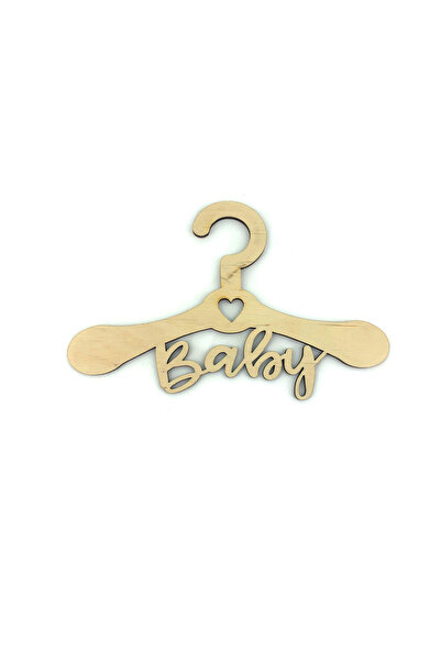 Amco Wooden baby clothes hanger set model 2, 5 pcs, 20x13x0.4 cm