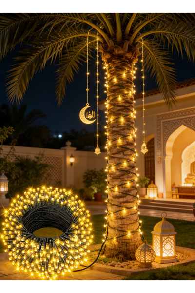 Pomefar Ramadan Lights, 150 LED String Lights, 15M Fairy Lights For Home Indo...