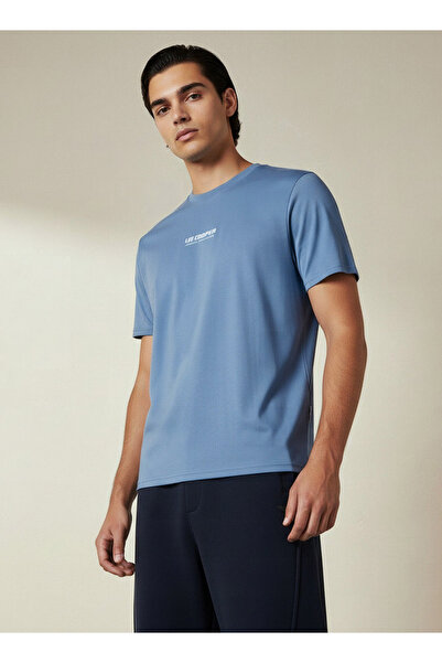 Lee Cooper Men Regular Fit Crew Neck Short Sleeve Printed T-shirt