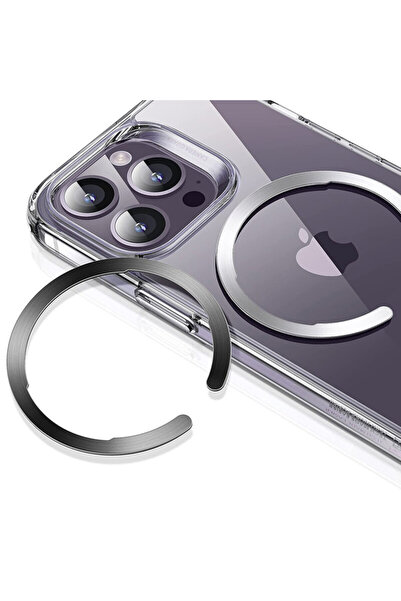 ESR [Pack of 2] MagSafe Wireless Charging Adapter HaloLock, Black/Grey