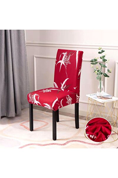 ANATOLIATEKSTILE Set of 6 Elastic Covers, High Back Chair, 90*140, Premium Ma...