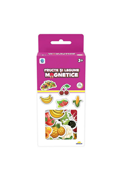 Smile Games Joc educativ Jocuri cu zâmbetul, Fructe și legume magnetice