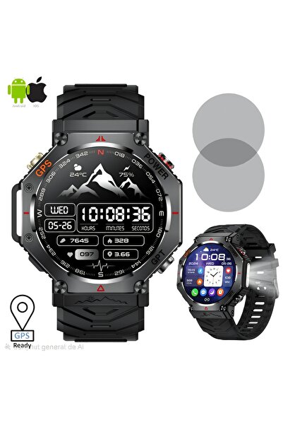 Zenark Smart Zenark® K9, IPS HD, GPS, 550 mAh, 3 ATM, Compass, Altimeter, Bar...