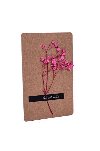 OEM Felicitare Handmade Premium tip carte cu insertii plante uscate, 15 x 10 cm