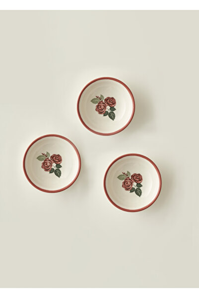 Bella Maison وعاء من البورسلين الوردي 3 قطع (13 سم)