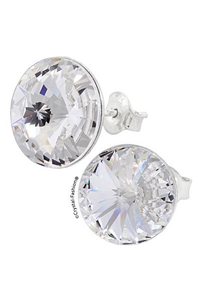 Crystal-Fashion® 925 Silver Rivoli Earrings 12mm