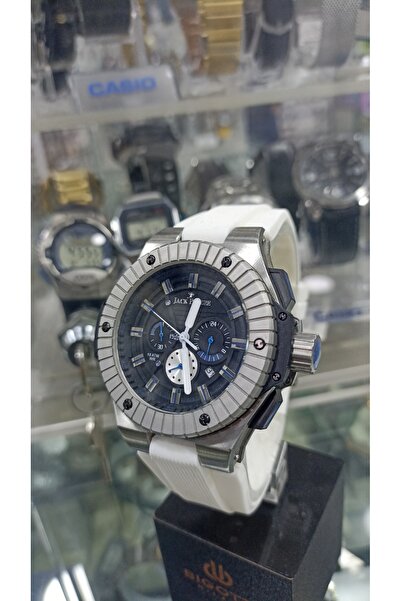 JACK PIERRE Wristwatch with Steel Case, 10 Atm, Silicone Strap