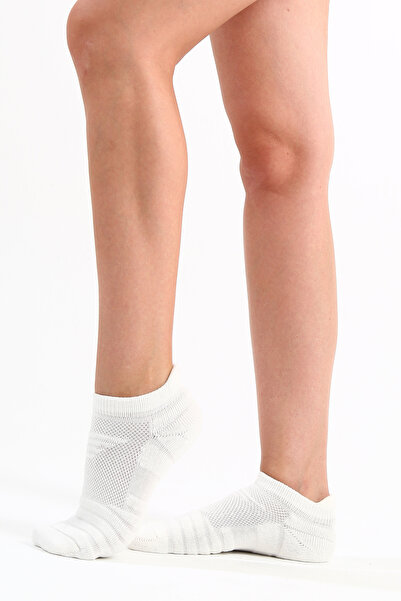 The huez 2 Pairs of Towel Booties Women's Socks, Breathable Cotton Soft Socks...