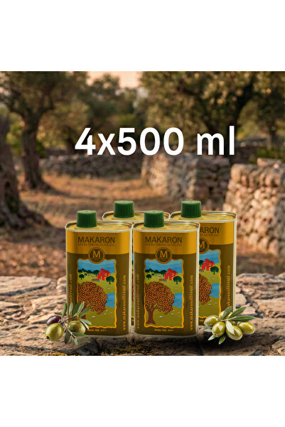 Makaron Erken Hasat Soğuk Sıkım Zeytinyağı 4x500ml