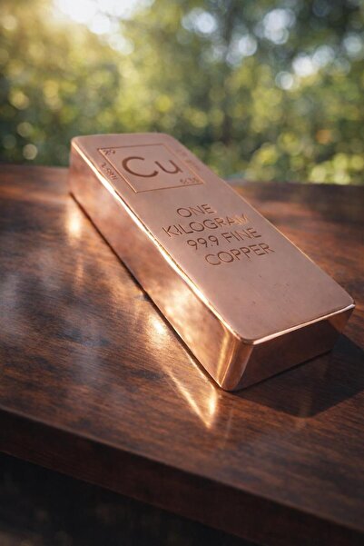 VİYANGOLD YATIRIMLIK BAKIR KÜLÇE 1 KĞ GR ½99.99 SAFLIKTA