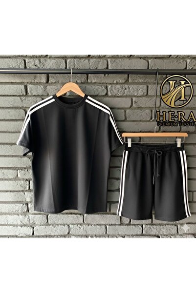 Risil-Nu Company New Season Unisex Premium Combed Cotton Fabric Side Striped ...