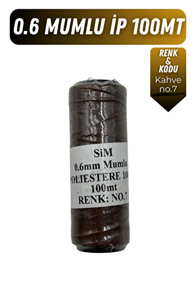 Onur Deri El Dikişi İçin Mumlu İplik 0.6mm 100mt Tüm Renkler, Hediye 1 adet S...