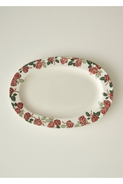 Bella Maison Rose Porcelain Presentation Plate with Border (30 cm)