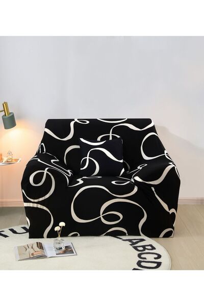 ANATOLIATEKSTILE Elastic Armchair Cover S (90*140) with elastic, Full Protect...