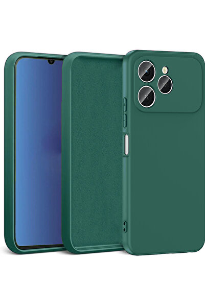 Nezih Case Tecno Spark 40 4G Uyumlu Kamera Korumalı Lansman Kadife İç Yüzeyli...