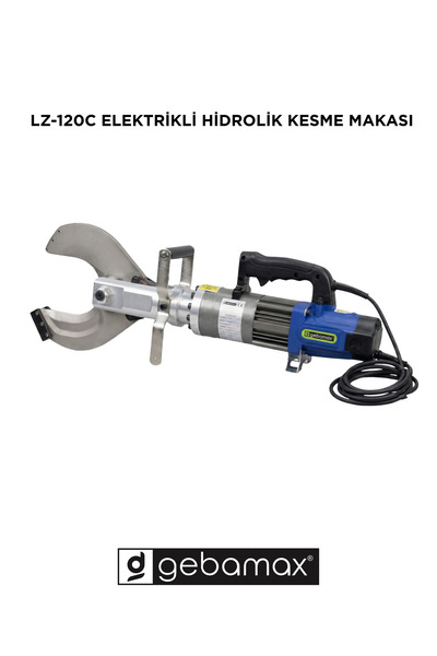 GEBAMAX LZ-120C Elektrikli Hidrolik Ayak Kesme Makası 220 VOLT