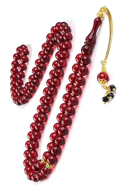 TESBİHCİBABA Dua Taneleri Ateş Kehribarı Namaz Tesbihi