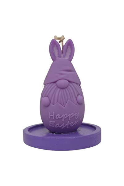 OEM Lumânare parfumată Iepuraș Gnome pentru Paște, Aromă de gumă de mestecat