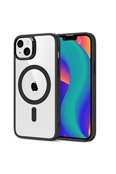 ESR iPhone 14 Plus Classic Hybrid HaloLock Case, Black/Clear