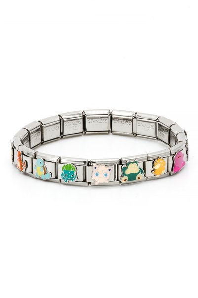 Nearsis Steel Pokemon Charm Bracelet