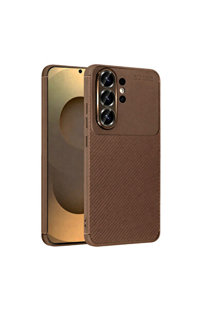 Nezih Case Samsung Galaxy S26 Ultra Uyumlu Kamera Korumalı Karbon Tasarım Sil...