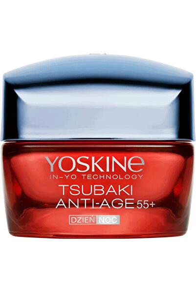 yoskine , Tsubaki 55+, Αντιγήρανση, Ημέρας & Νύχτας, Κρέμα, Πρόσωπο, 50 ml
