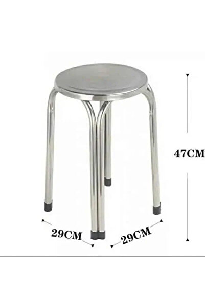 OEM Συμπαγής και ανθεκτική μεταλλική καρέκλα, MDSALE@, με διαστάσεις 47x29x29...