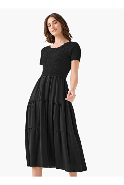 2Xtremz Tiered Midi Dress